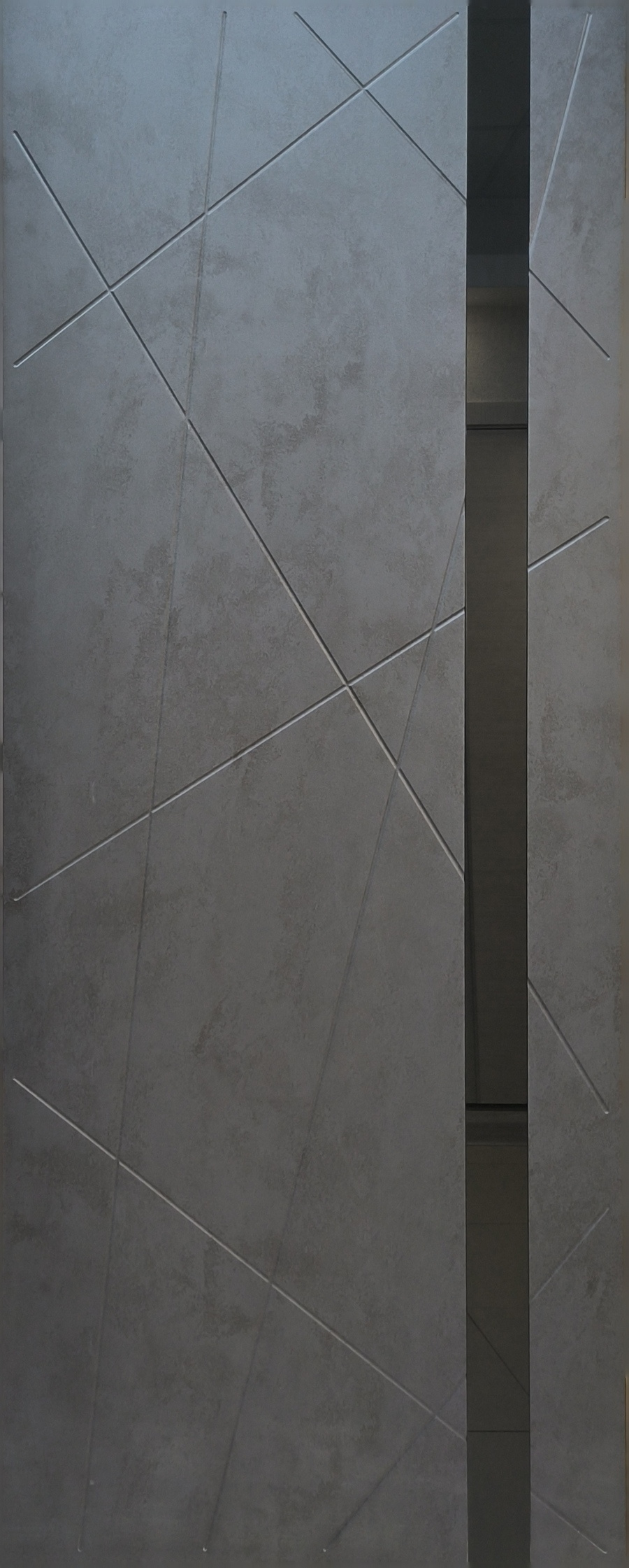 ЕвроОпт Межкомнатная дверь Тоскана бетон графит ПО, арт. 29257 - фото №1