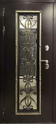Дверной союз Входная дверь Венеция-3 МДФ Ковка №118, арт. 0002067